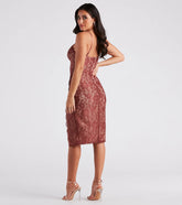 Lovestruck Lace Midi Dress